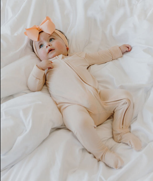 Neutral Dream Bamboo Onesie