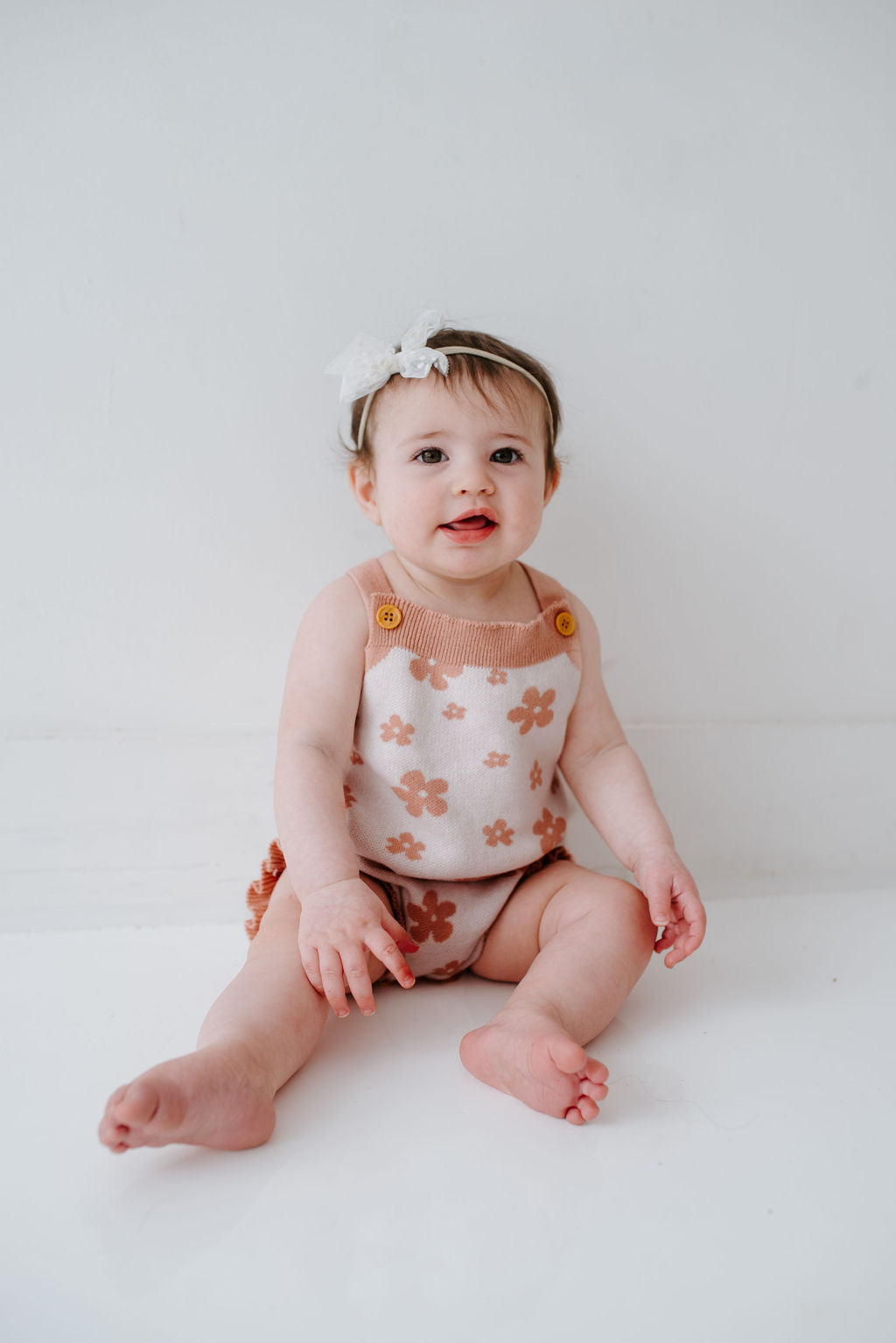 Knit Pink Romper