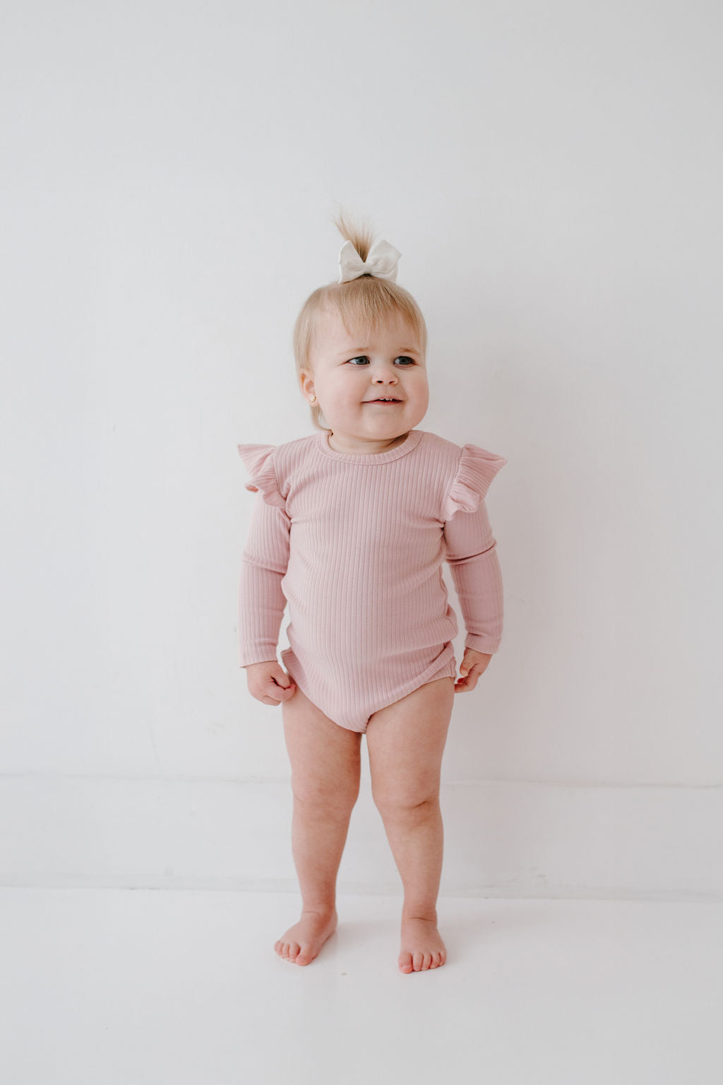 Perfect Pink Ribbed Onesie