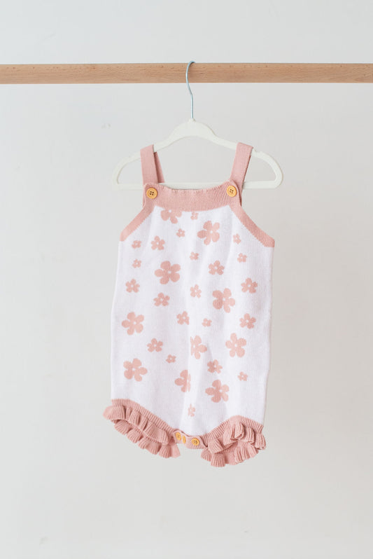 Knit Pink Romper
