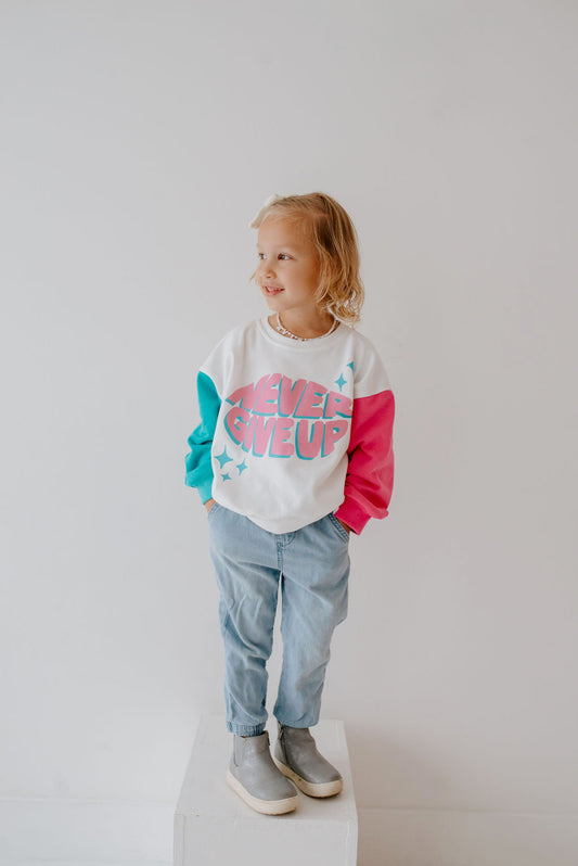 Never Give Up Sweatshirt