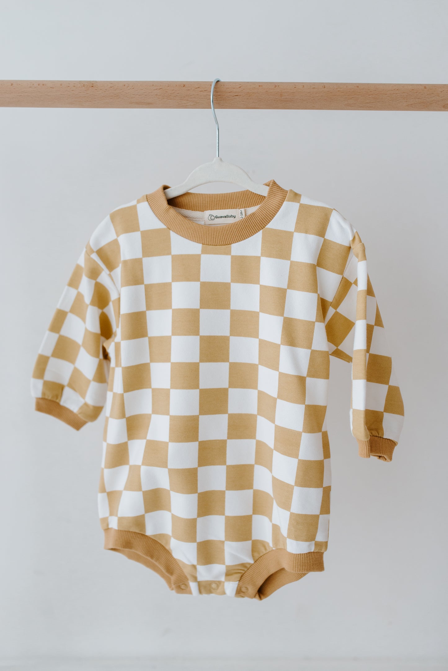 Gold Checkered Onsie