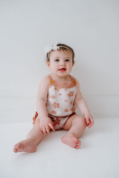 Knit Pink Romper