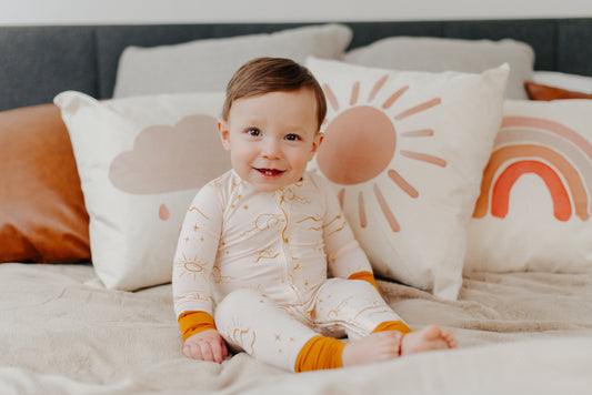 Golden Hour Convertible Footie Pajamas