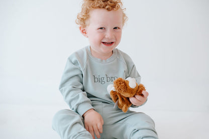 Embroidered Sky Blue Jogger Set