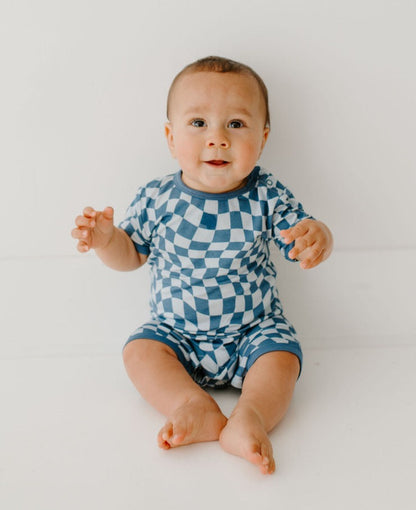 Checkered Romper